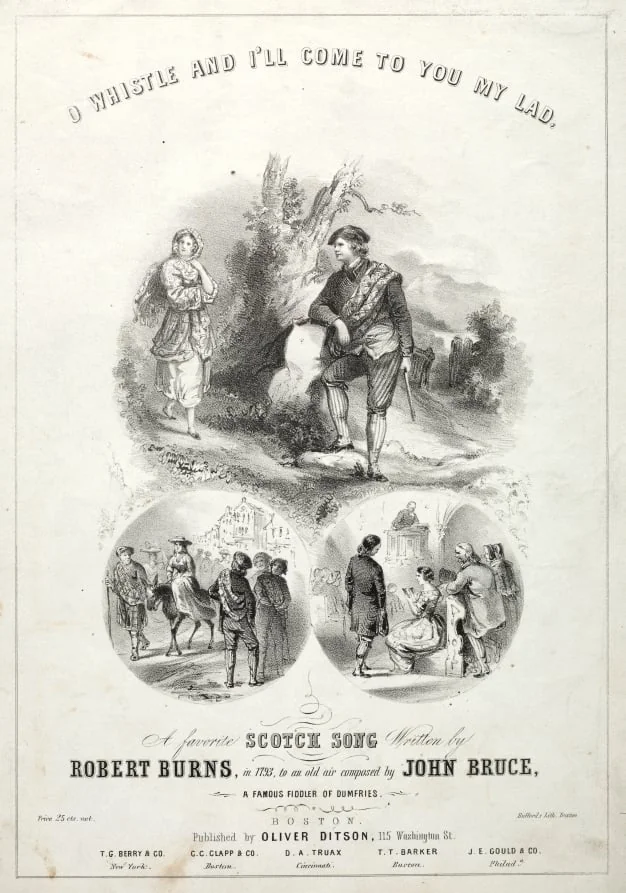 Oh Whistle and I'll Come to you, My Lad - Sheet Music Cover, detail