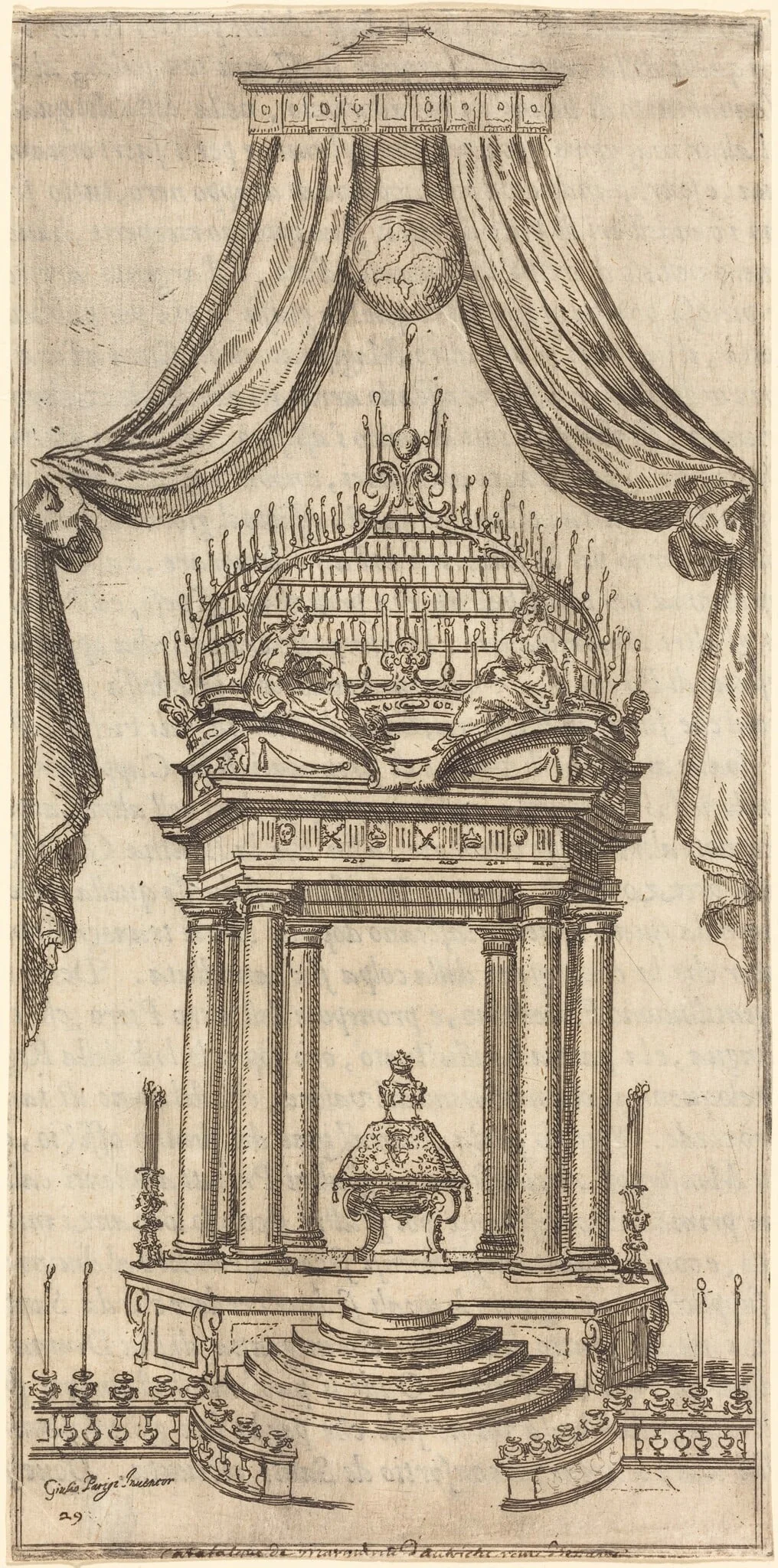 The Catafalque, detail