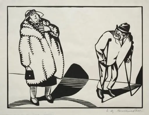 Charlot arrête toi je t'en supplie, jai jambres brisées, by Hermann-Paul, 1924