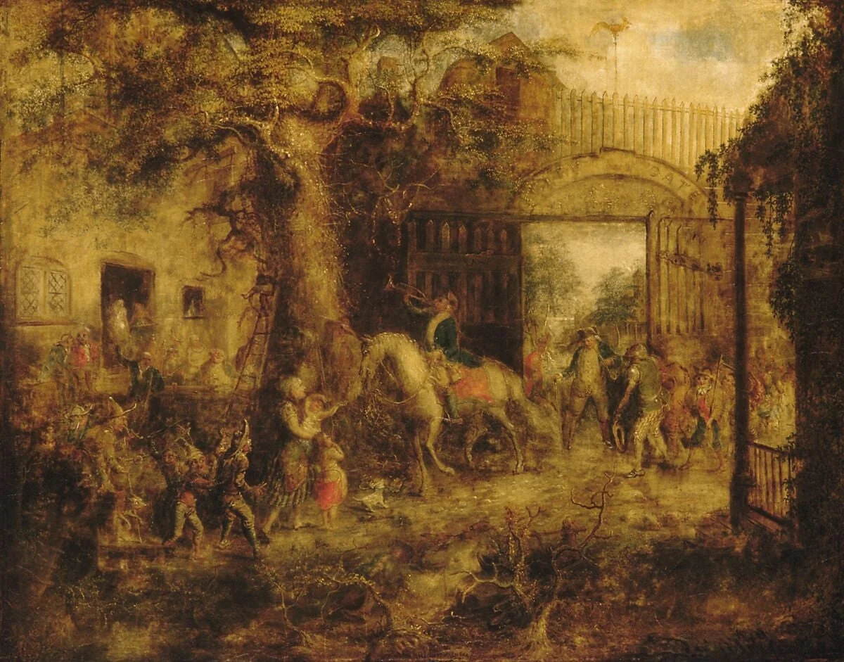 The Vigilant Stuyvesant's Wall Street Gate, detail