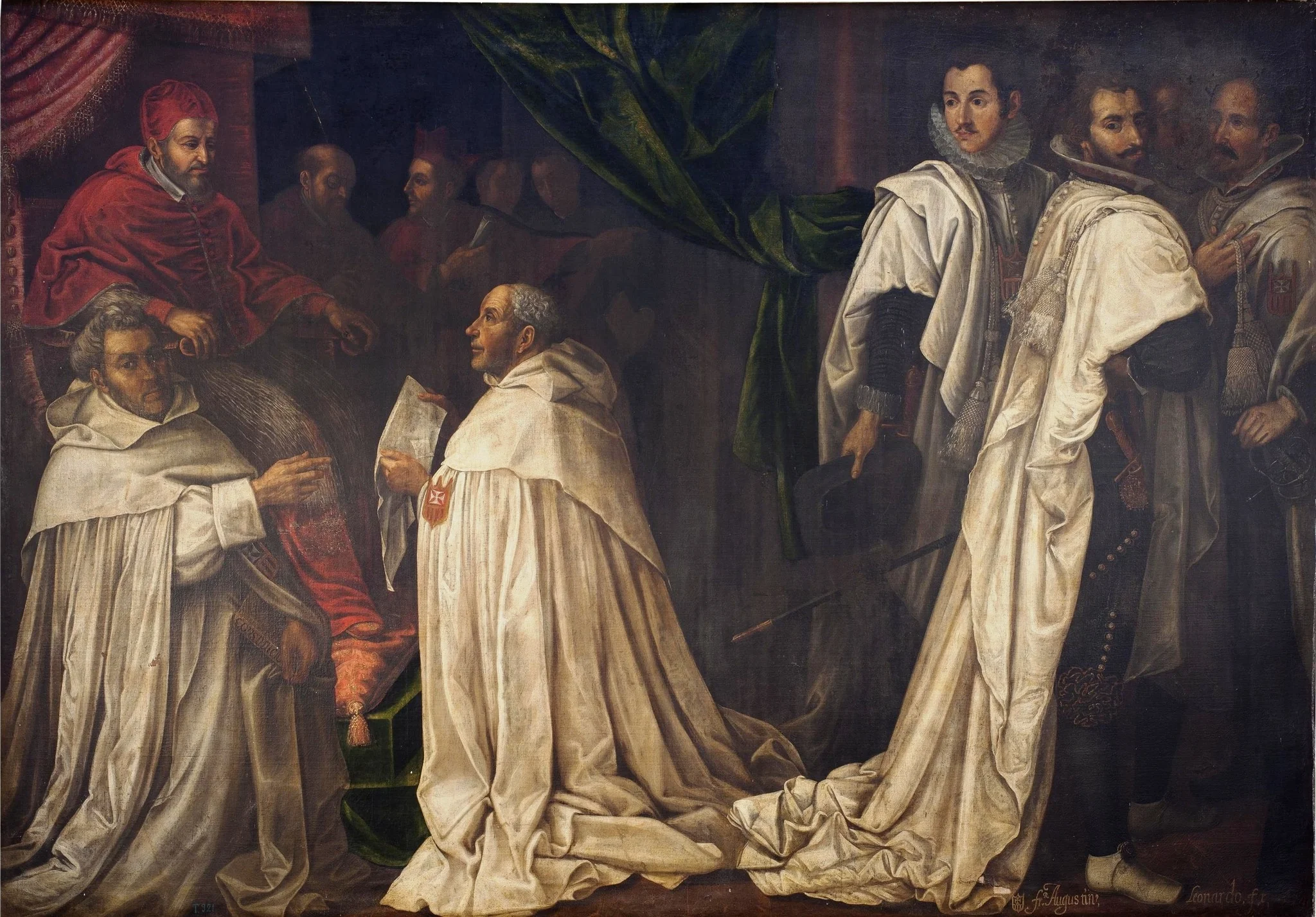 Decisión del pleito entre religiosos y caballeros, detail