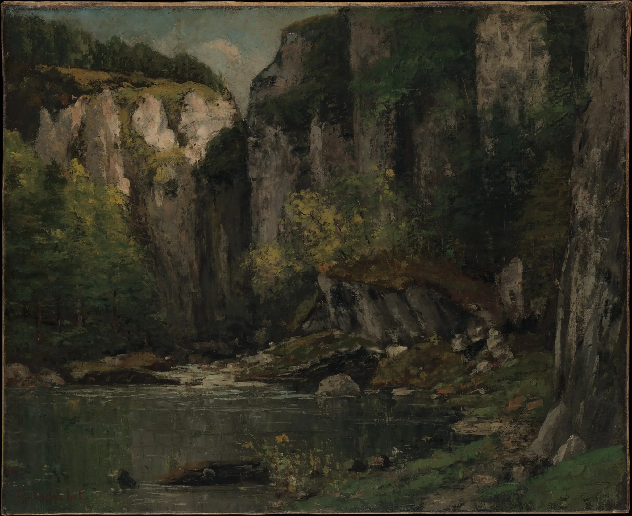 River and Rocks, detail