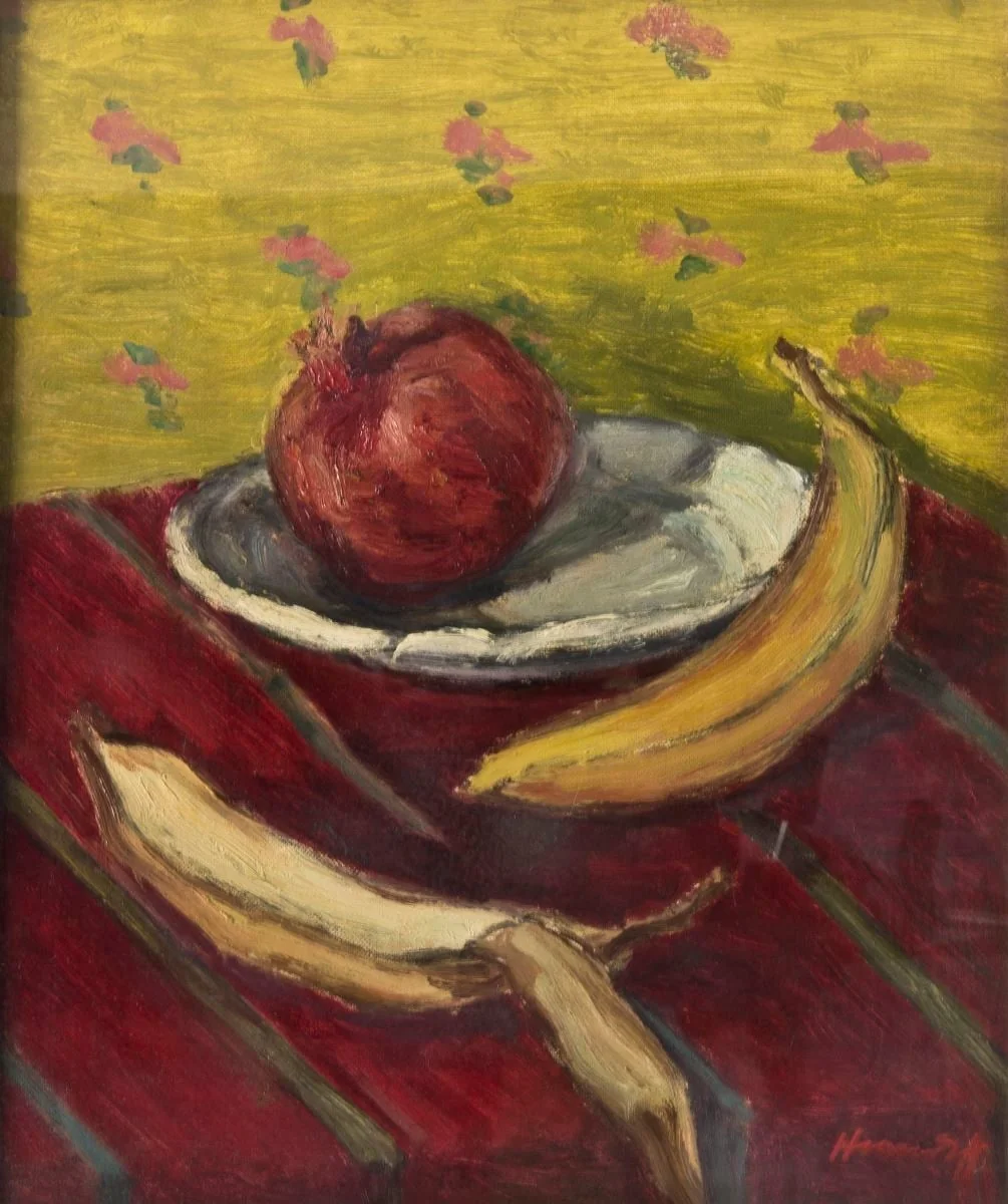 Natură statică cu banane, detail