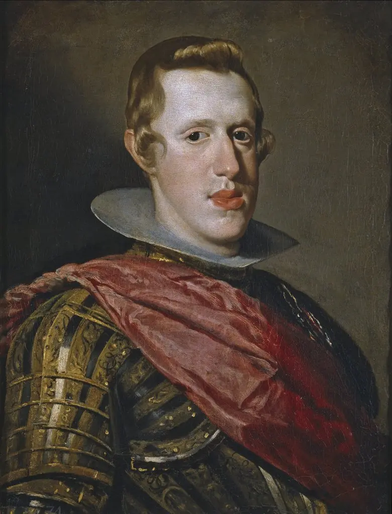 Portrait of Philip IV in Armour, by Diego Velázquez, oil, 1626