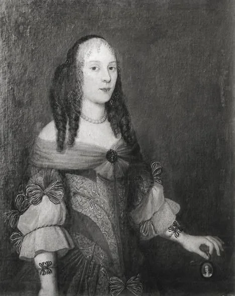 Unbekannte Dame, detail
