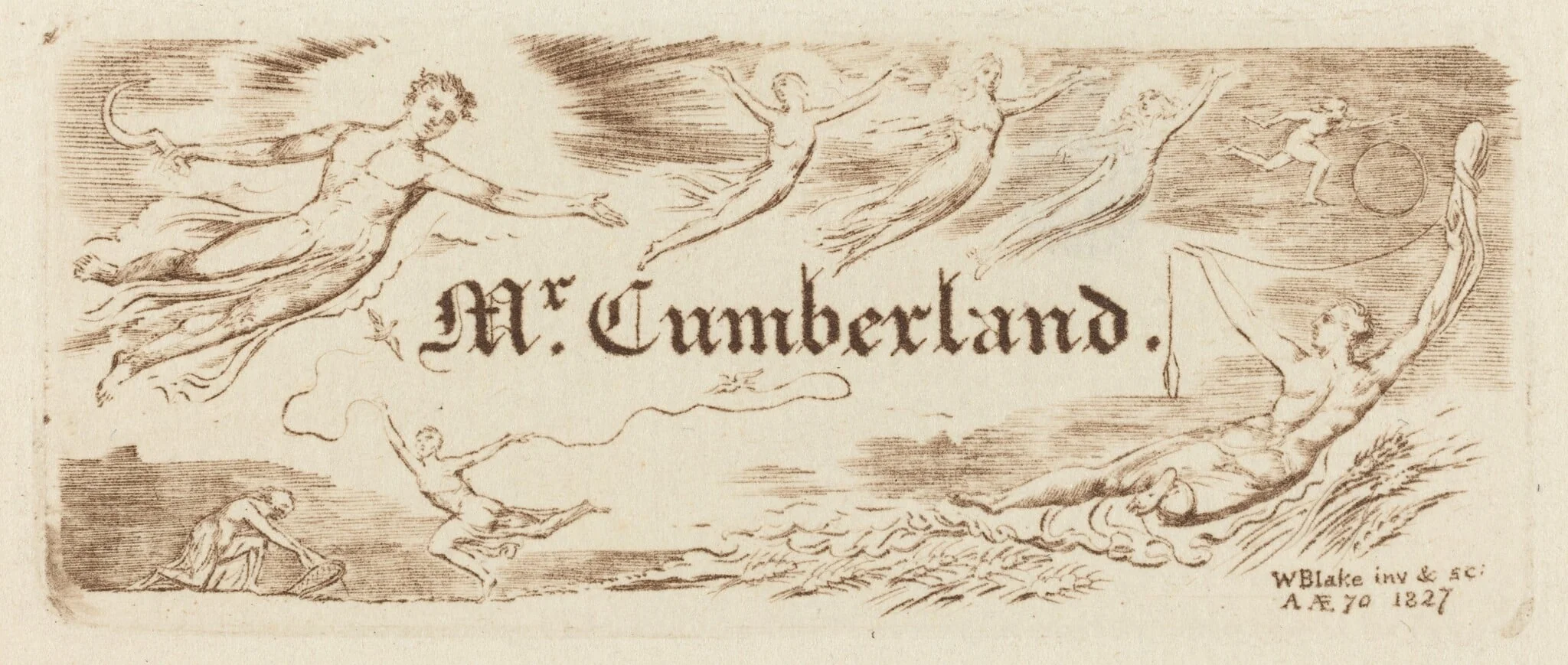 George Cumberland's Card, detail