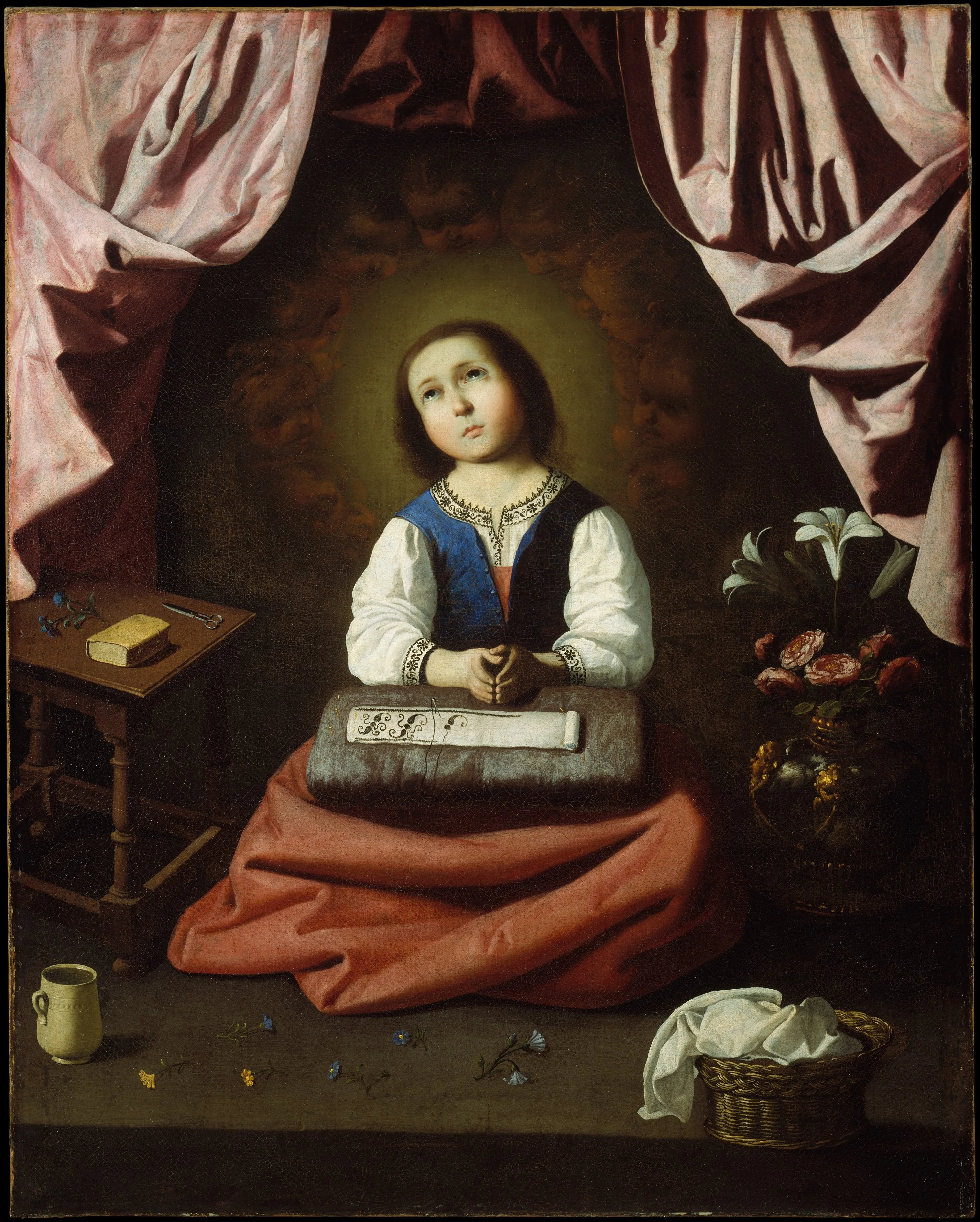 The Young Virgin, detail