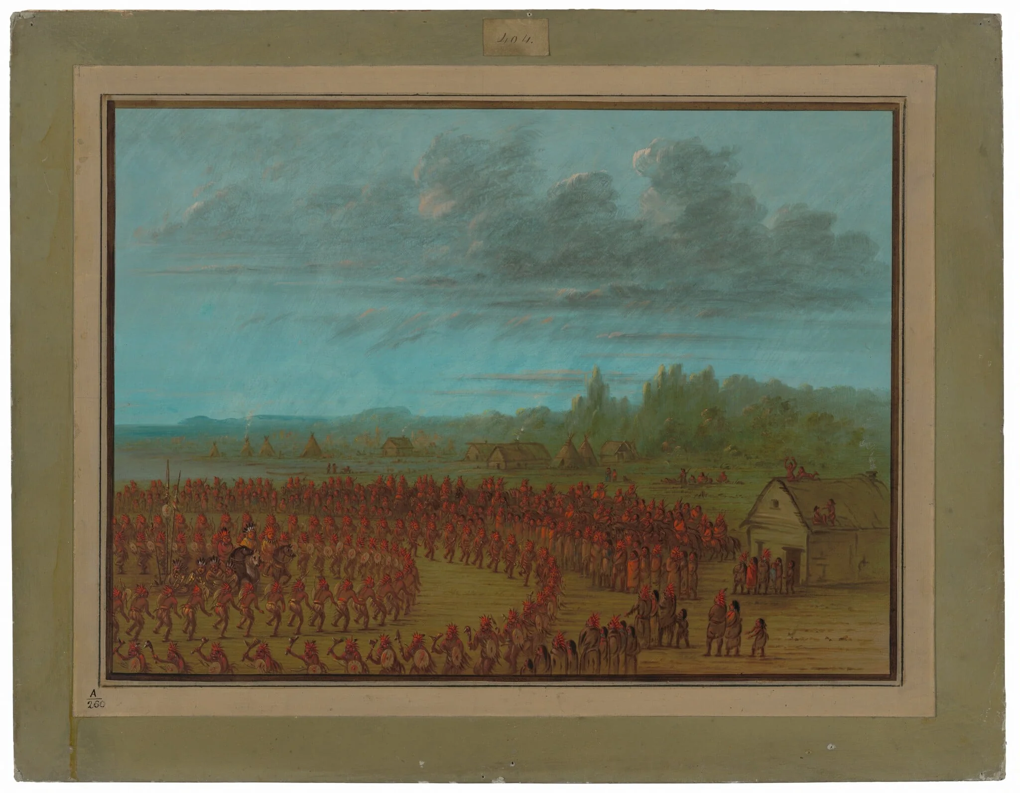 War Dance of the Saukies, detail