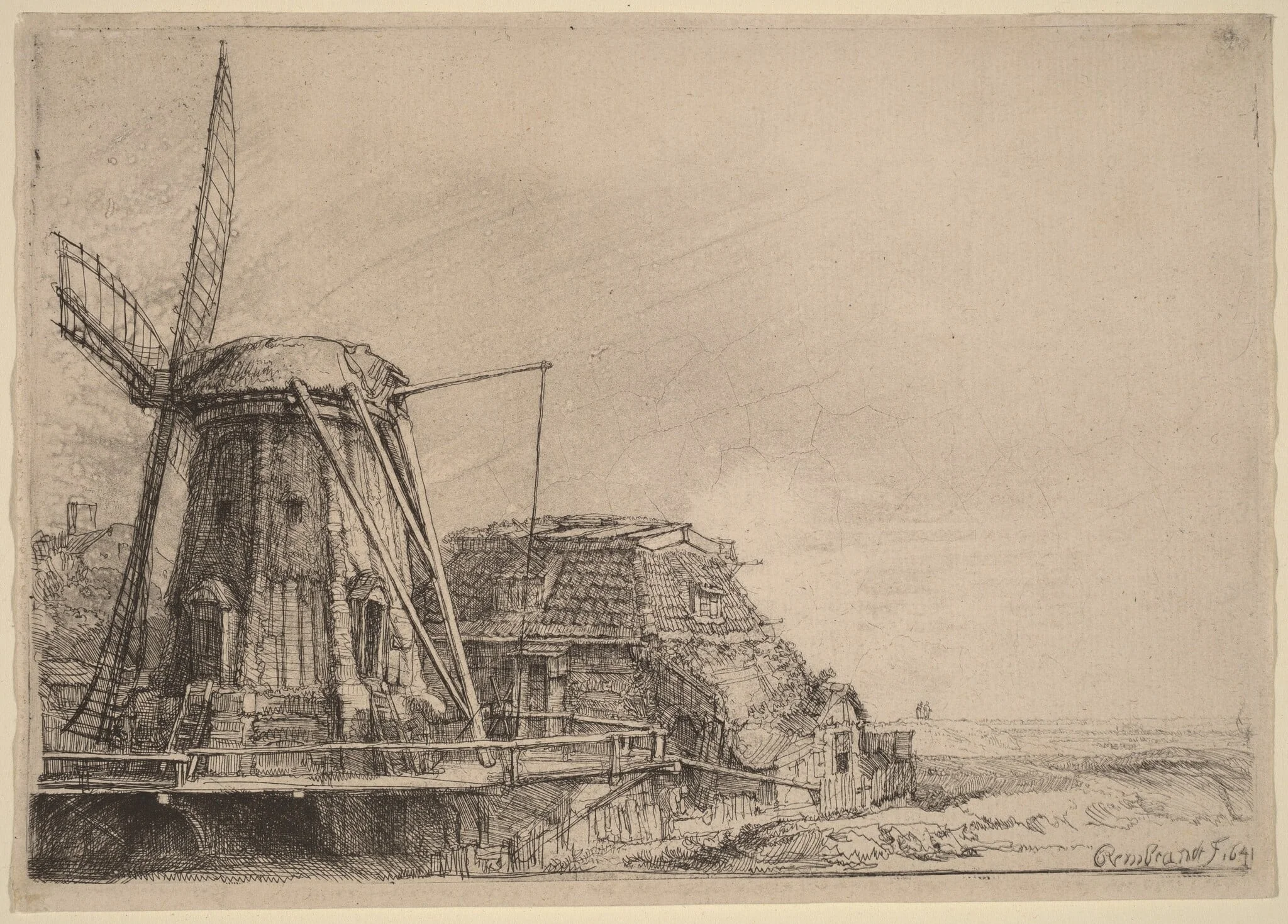 The Windmill, detail