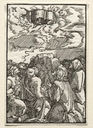 The Fall and Redemption of Man:  The Ascension, by Albrecht Altdorfer, 1515