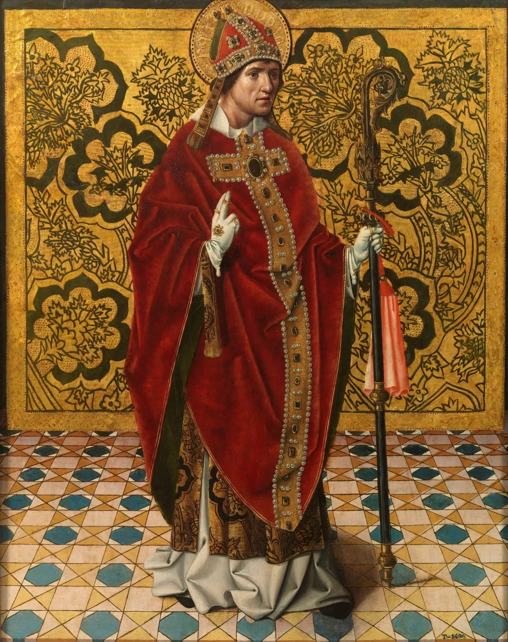 Saint Gregory, by Juan de Nalda, unspecified, 1500