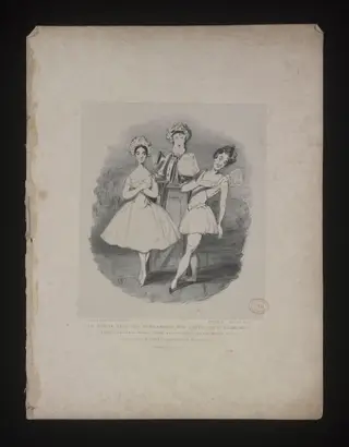 La danse fait ses offrandes sur l'autel de l'harmonie, by Theophile Wagstaff, 2