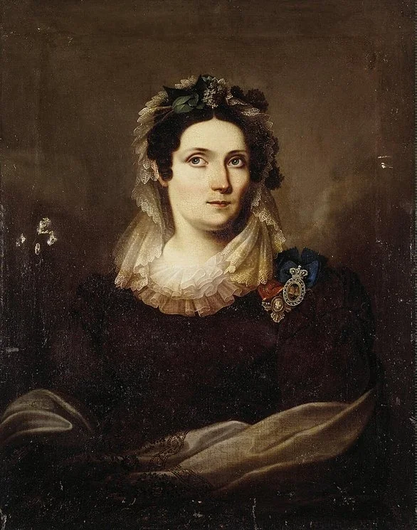 Portrait of the Dame of the Order of St. Catherine, detail