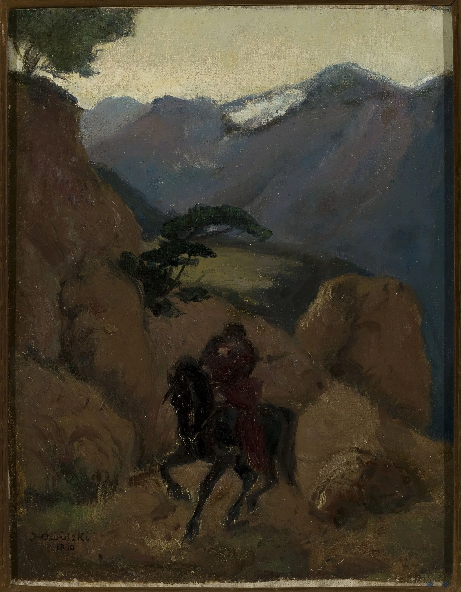 Abduction scene, detail
