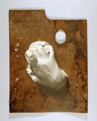 The Hand of Antoine-Louis Barye, by Léon Bonnat, oil, 1899