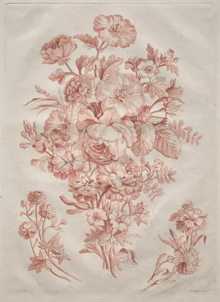 Spray of Flowers, by Roubillac