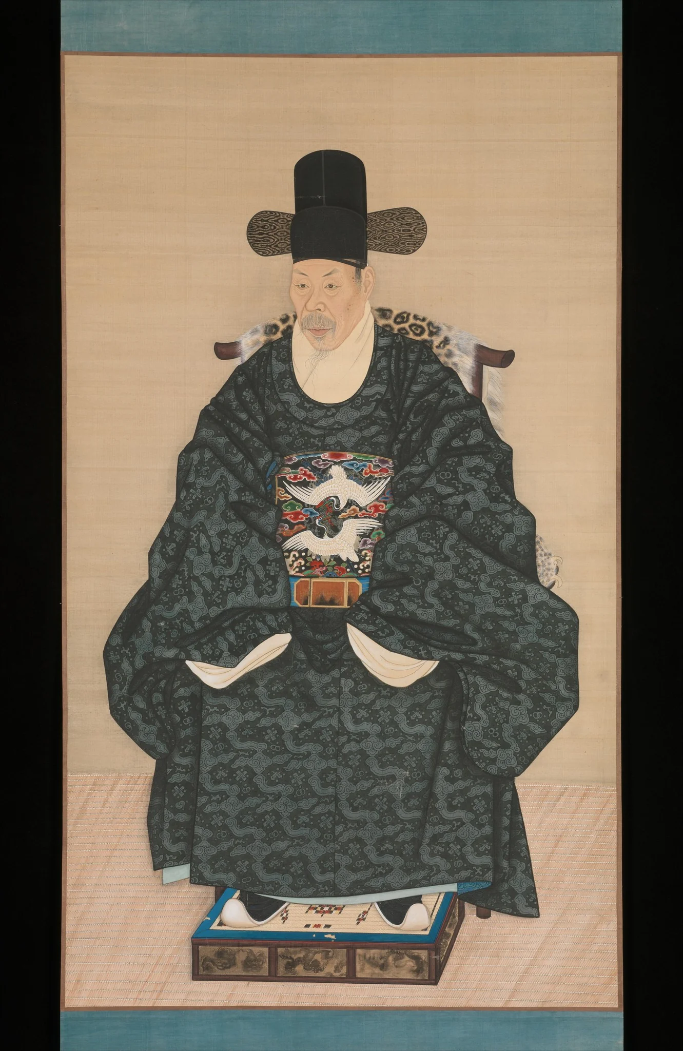 Portrait of Yun Dongseom (1710–1795), detail