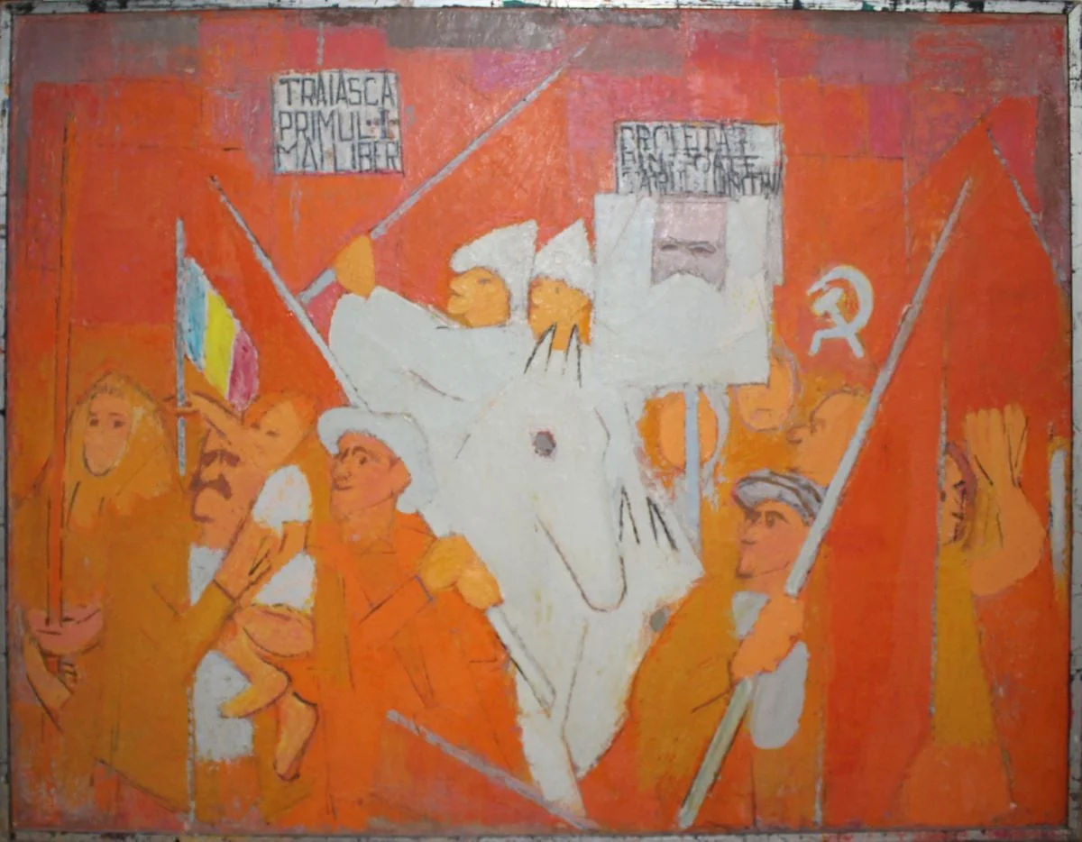 1 Mai (Primul 1 Mai liber), detail