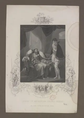 Henry IV, Reproving Prince Henry, by Robert Smirke