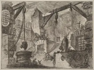 The Well, by Giovanni Battista Piranesi, ink, 1754
