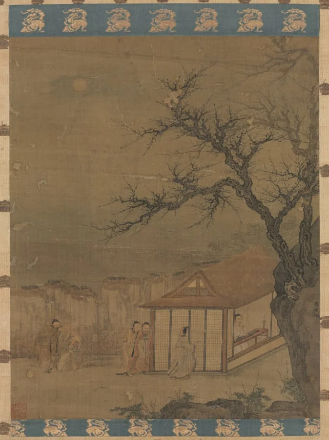 Listening to the Qin, detail