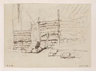 An enclosure, Macau, by George Chinnery, 19