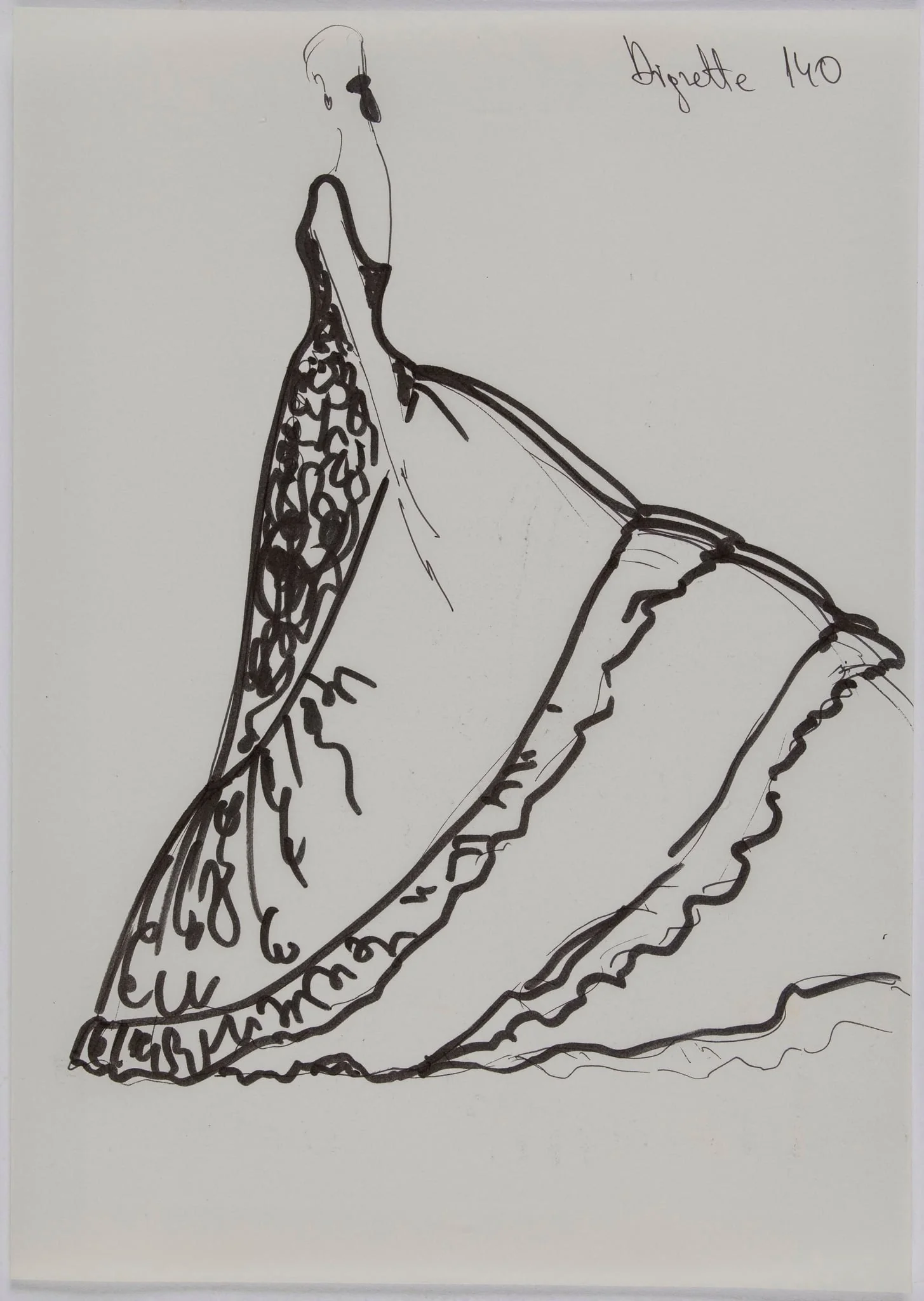 Aigrette, detail