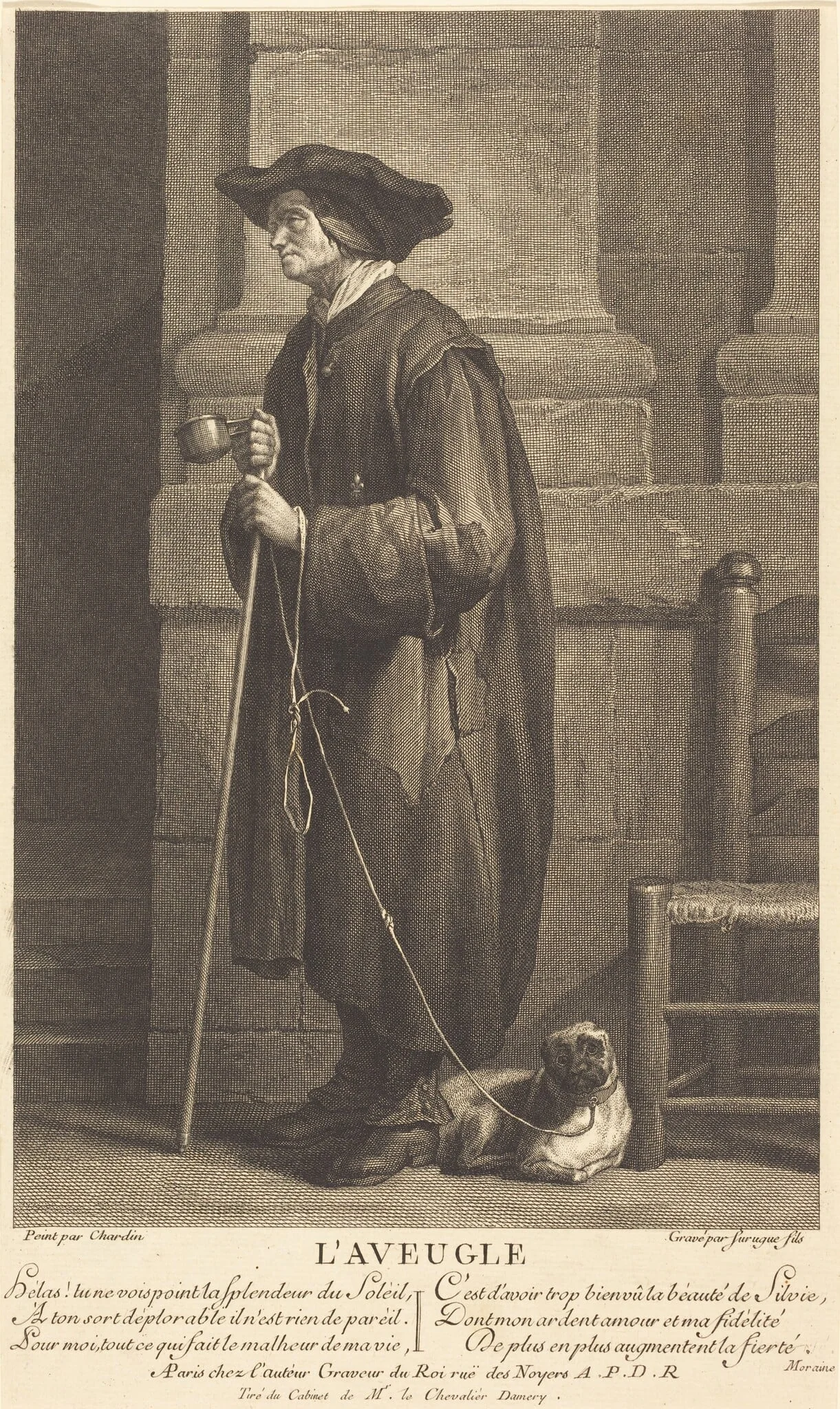 The Blind Beggar, detail