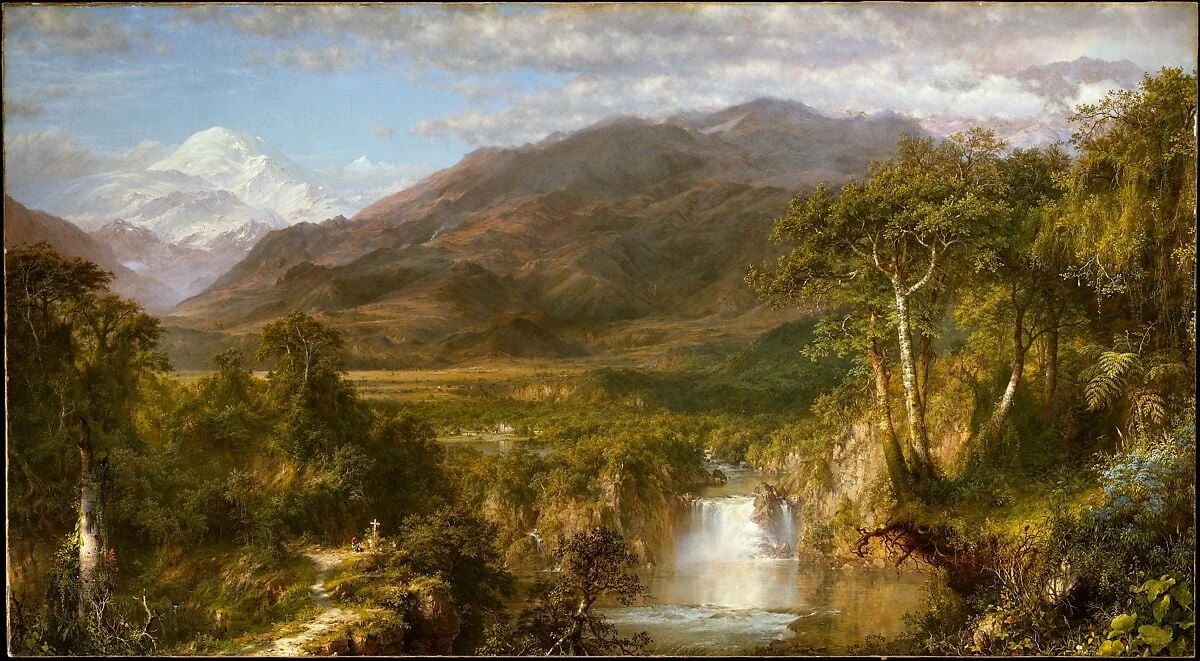 Heart of the Andes, detail