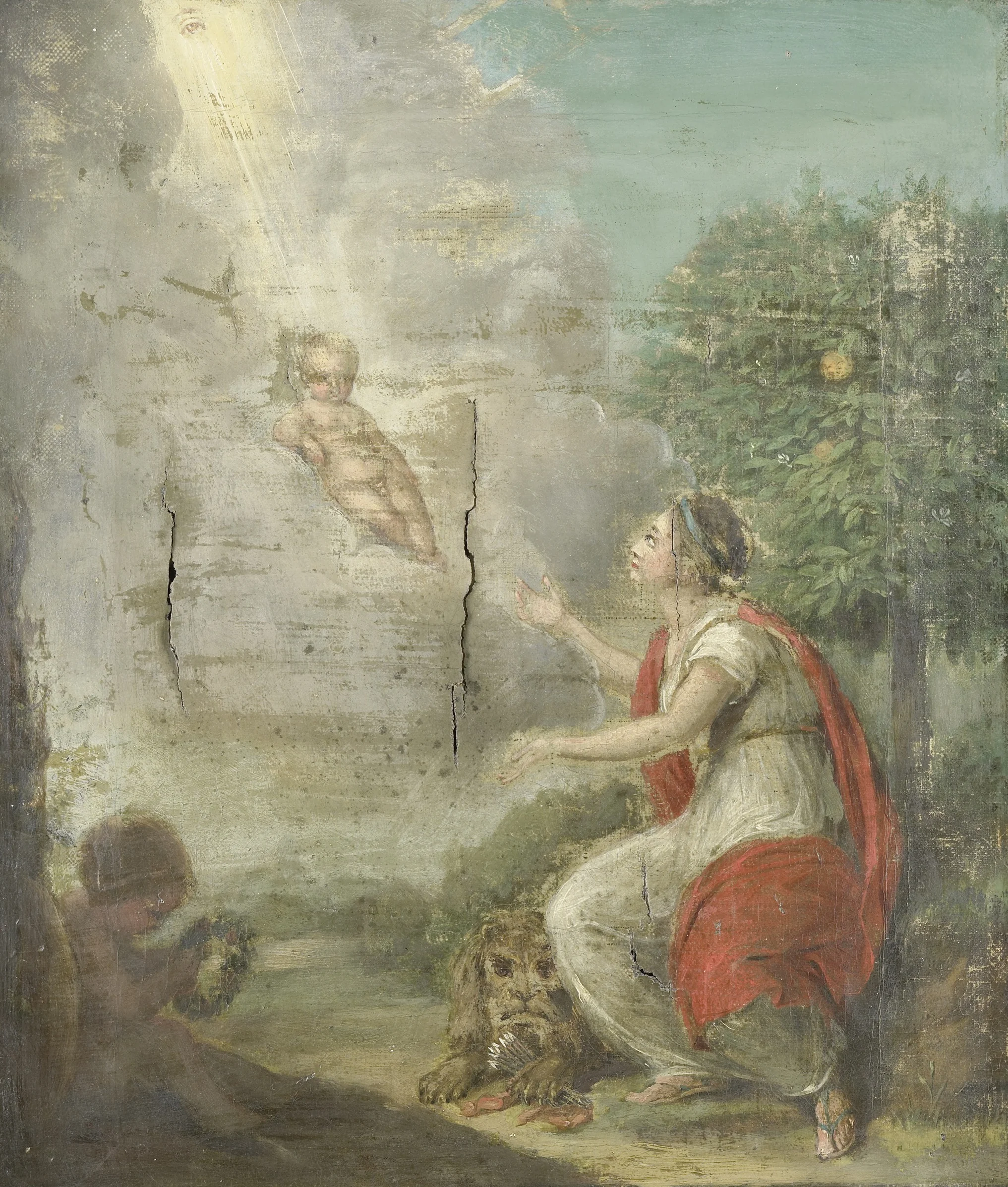 Allegorical Representation of the Birth of William Frederick, Prince of Orange-Nassau, later King William I, detail