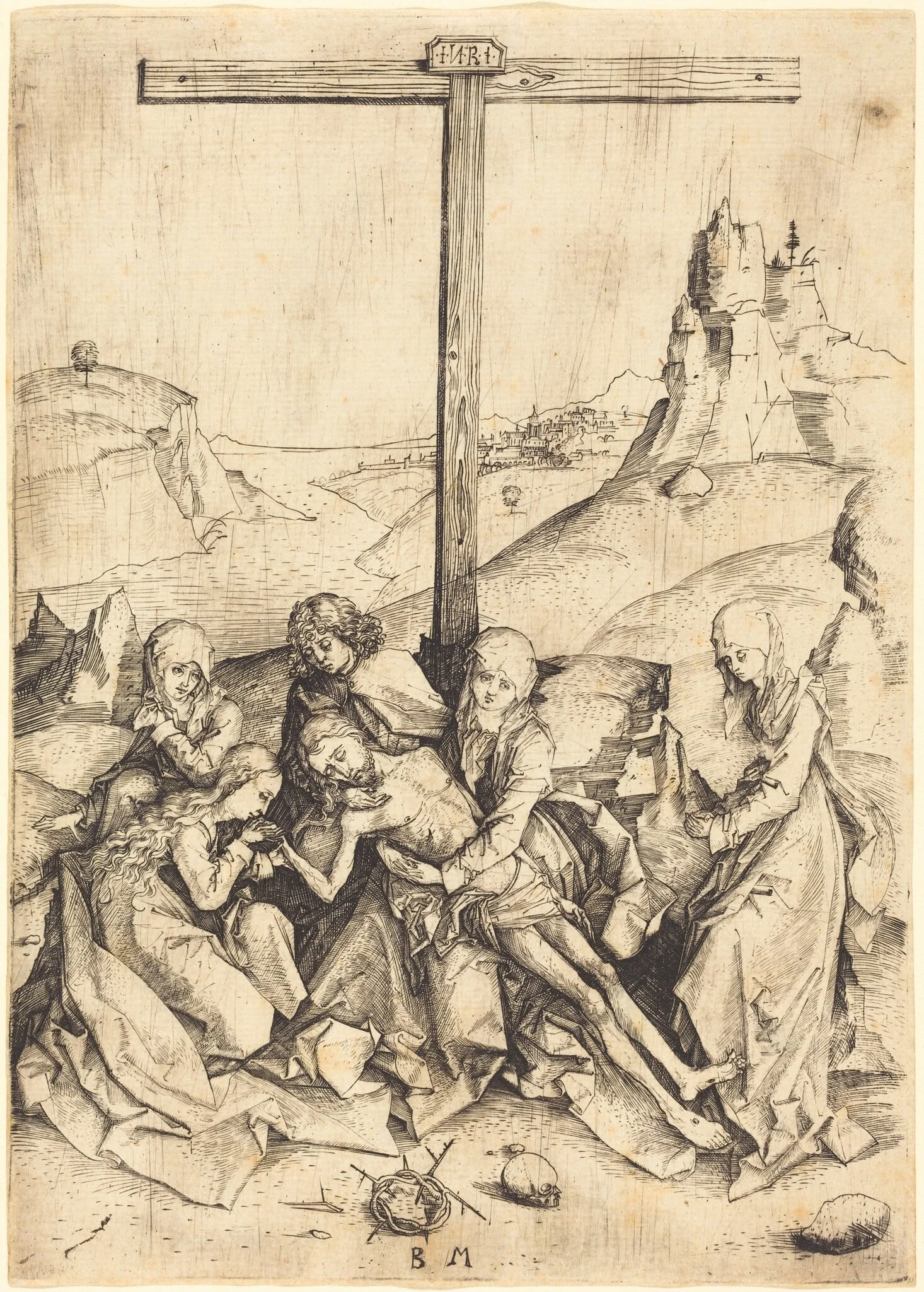 The Lamentation, detail