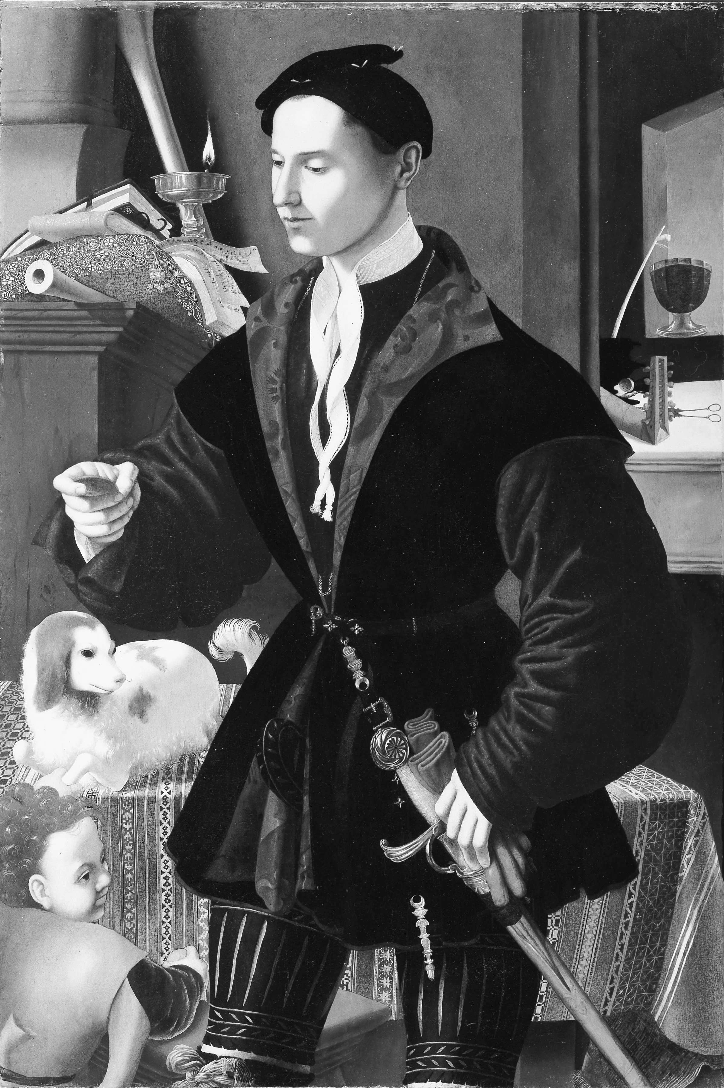 Portrait of a Young Man, detail