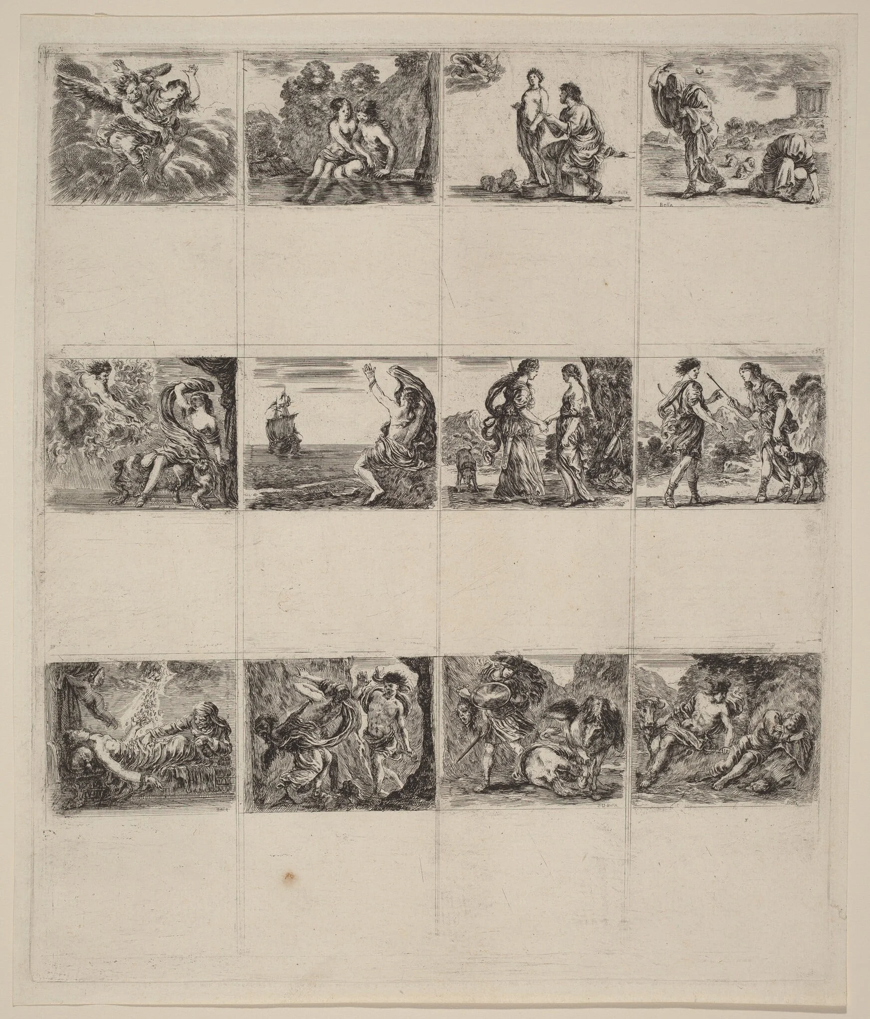 Mythological Playing Cards, detail