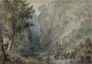 The Daryles, Ireland, by John Henderson Grieve, watercolor, 1850