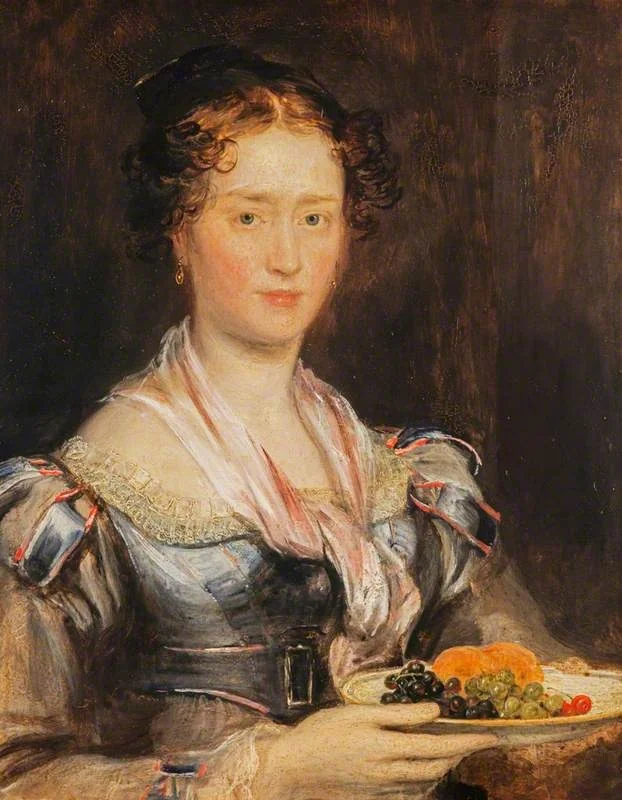 The Artist's Sister (Helen Wilkie, later Mrs William Hunter, 1793 - 1870), detail