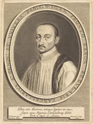 Jean Fronteau, by Robert Nanteuil, ink, 1663