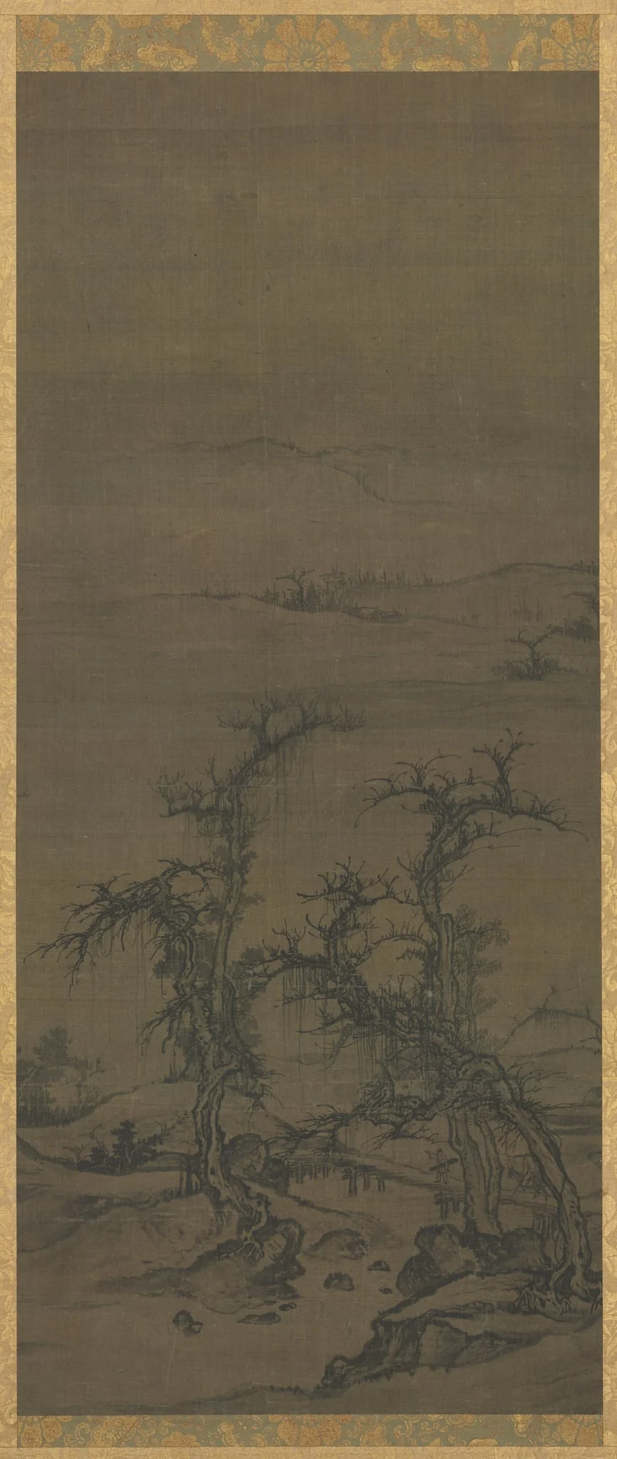 Carrying a Qin on a Visit, detail