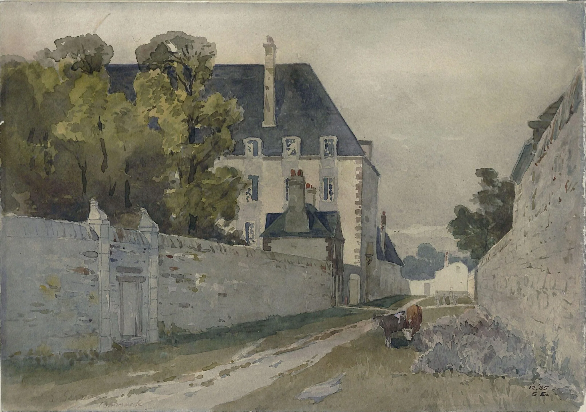 Barracks at St. Servan, detail
