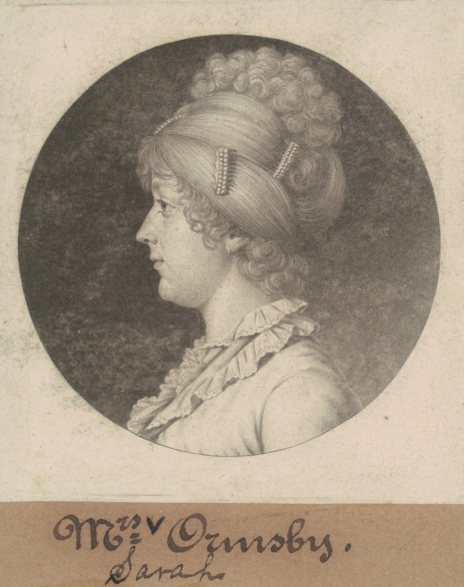 Sarah Mahon Ormsby, detail