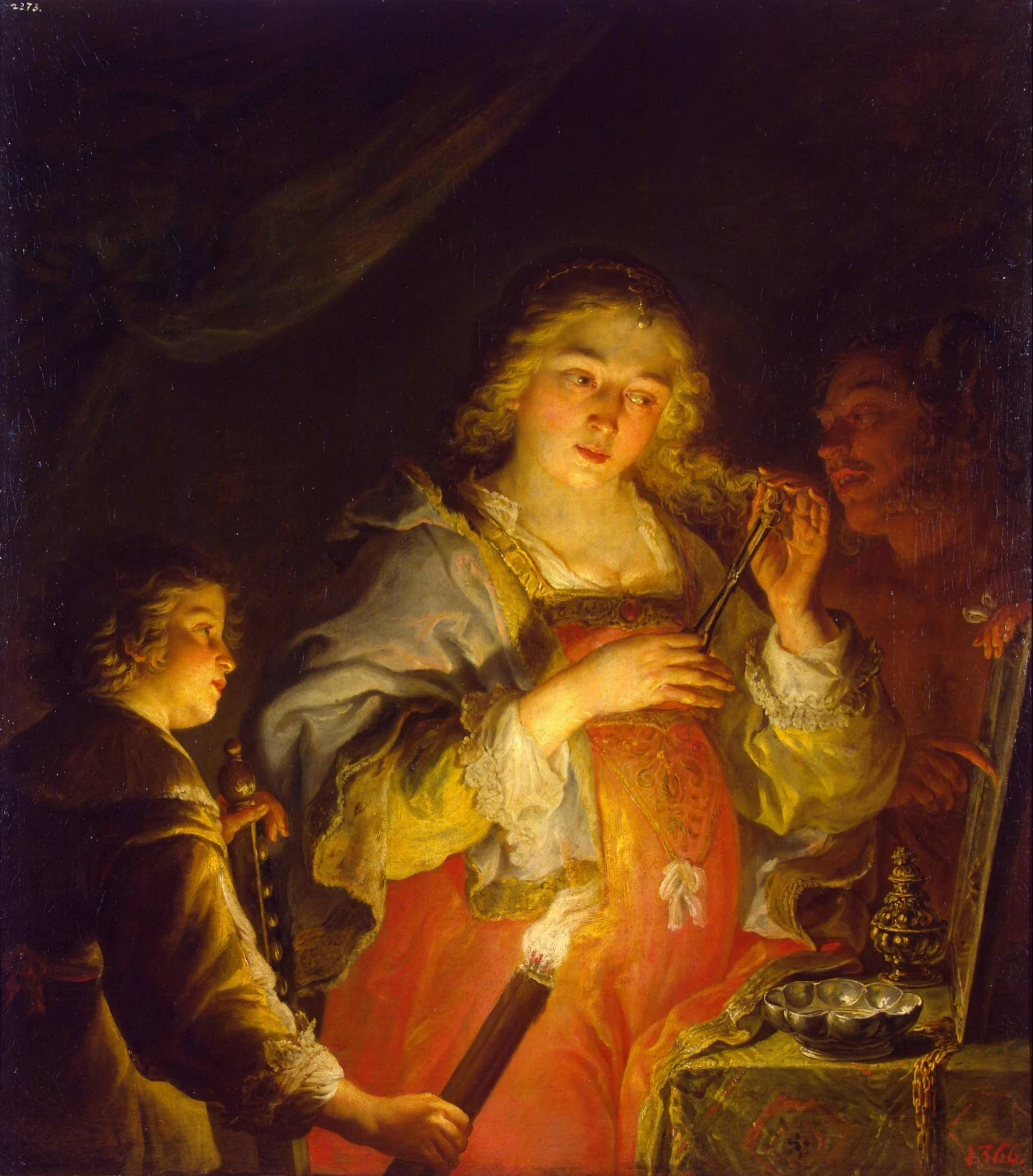 Allegory of Vanity, detail