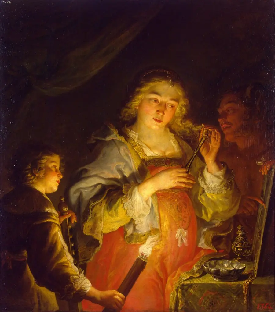 Allegory of Vanity, by Joachim von Sandrart the Elder, oil, 1642