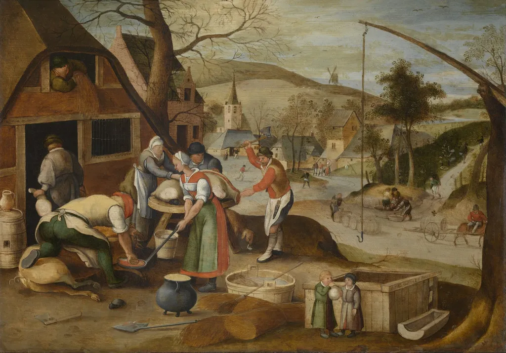 Autumne, by Abel Grimmer, oil, 1607