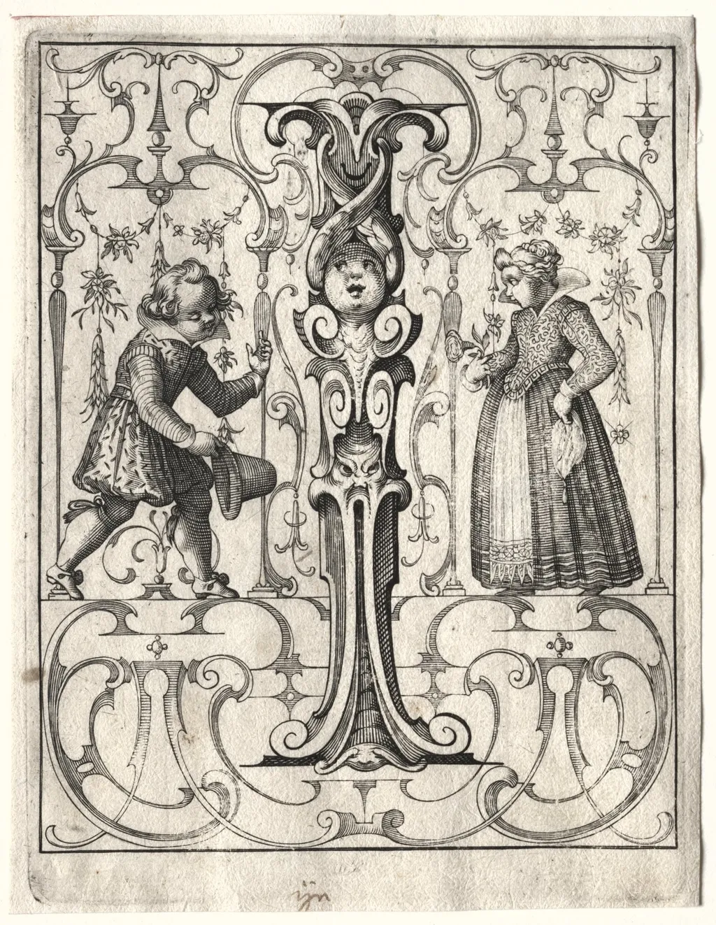 New ABC Booklet:  I, by Lucas Kilian, 1627