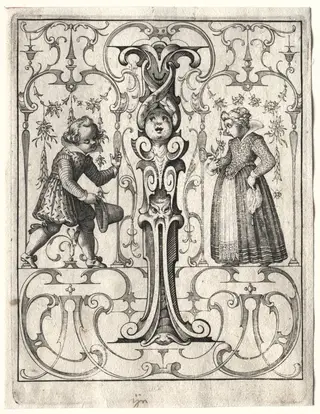 New ABC Booklet:  I, by Lucas Kilian, 1627