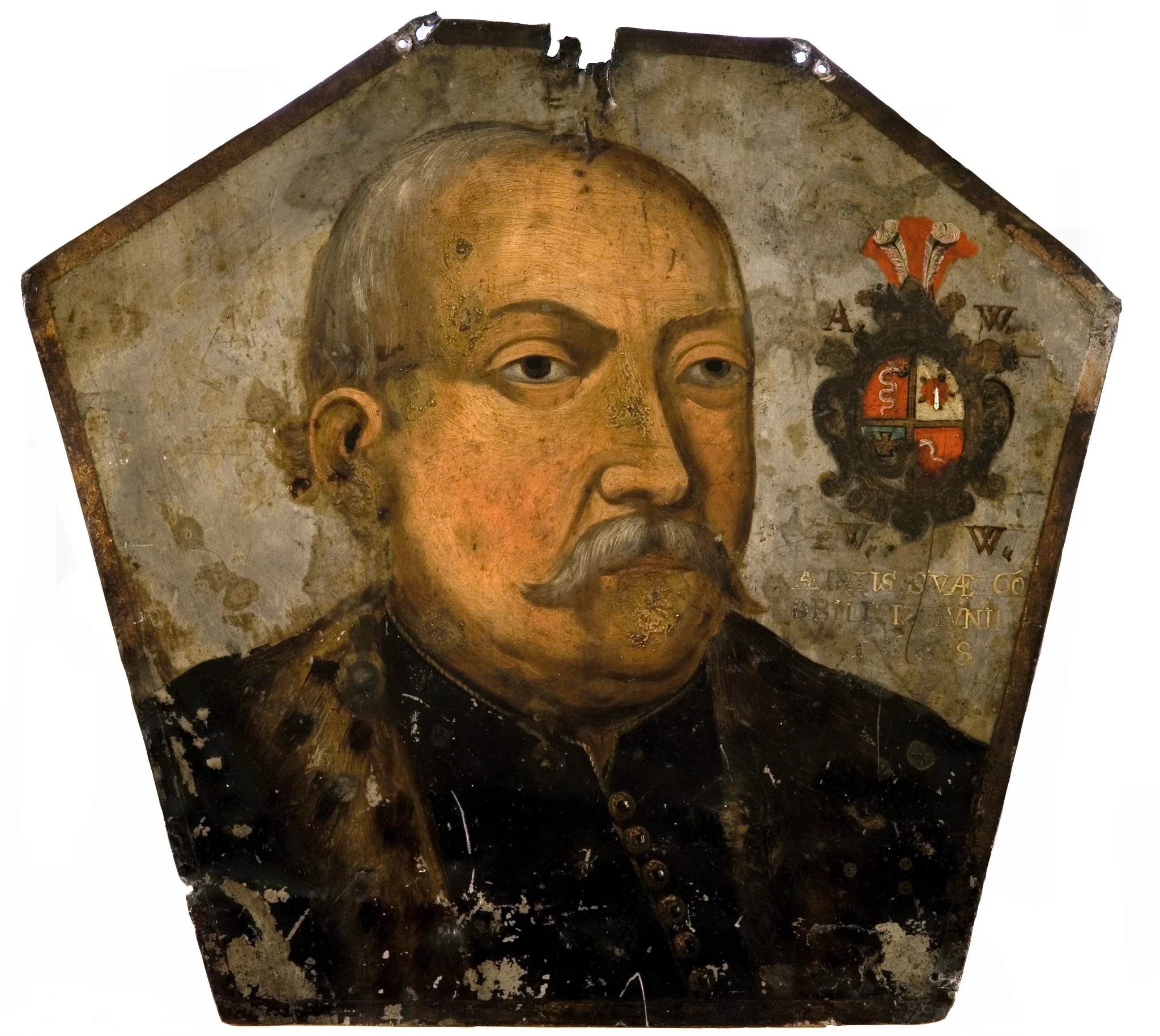 Coffin Portrait of Adam Wężyk (1608–1668), detail