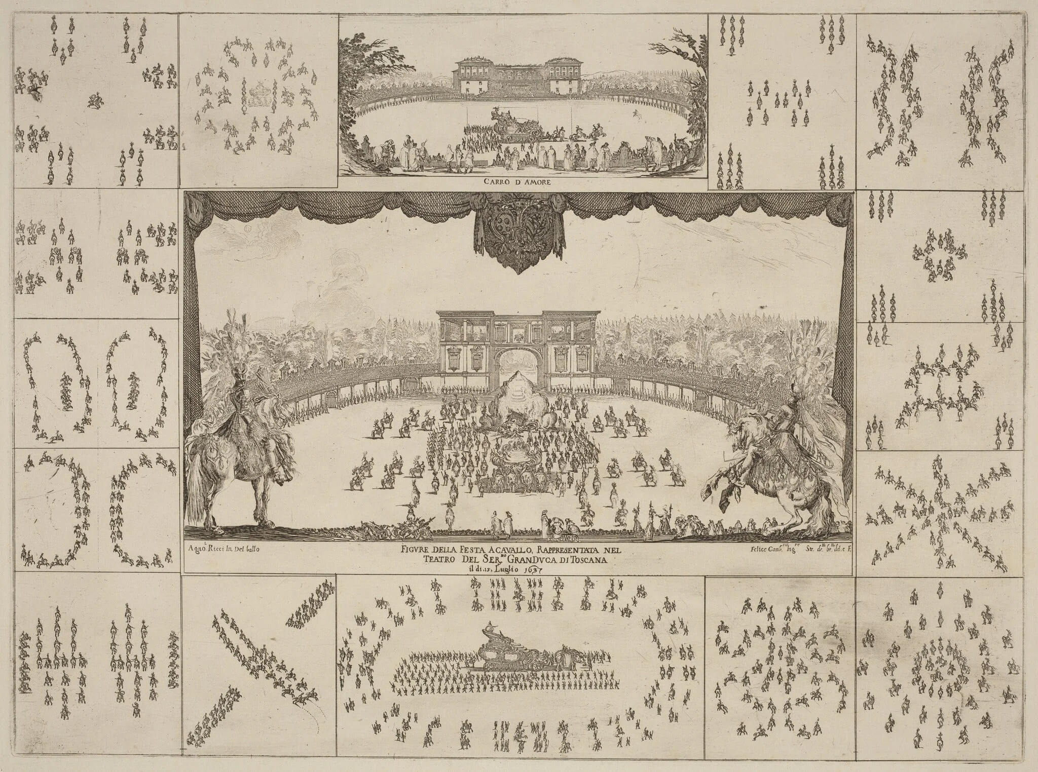Tournament Executed in Florence for the Marriage of Grand Duke Ferdinand I, detail