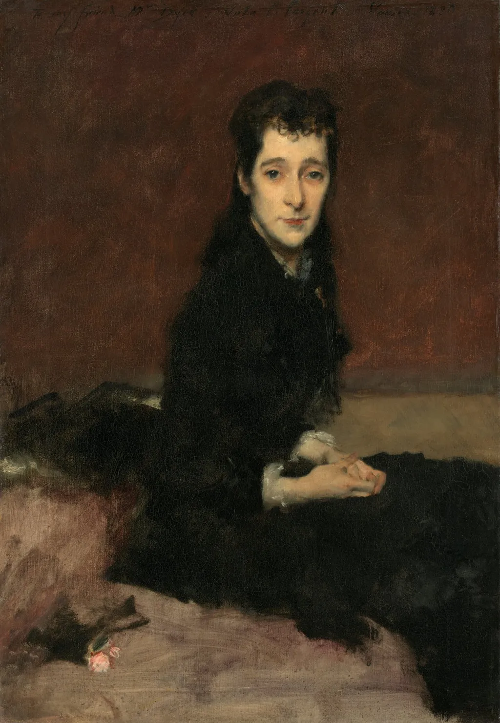 Mrs. Charles Gifford Dyer (Mary Anthony), by John Singer Sargent, oil, 1880