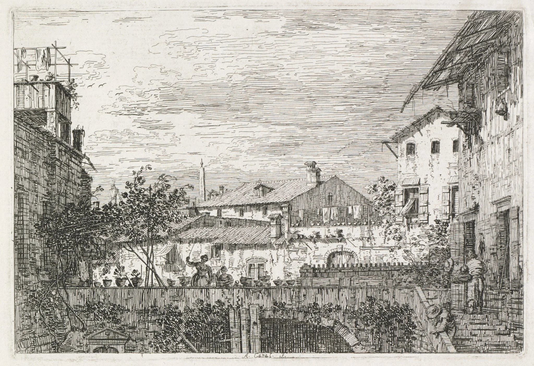 Views: The Terrace, detail