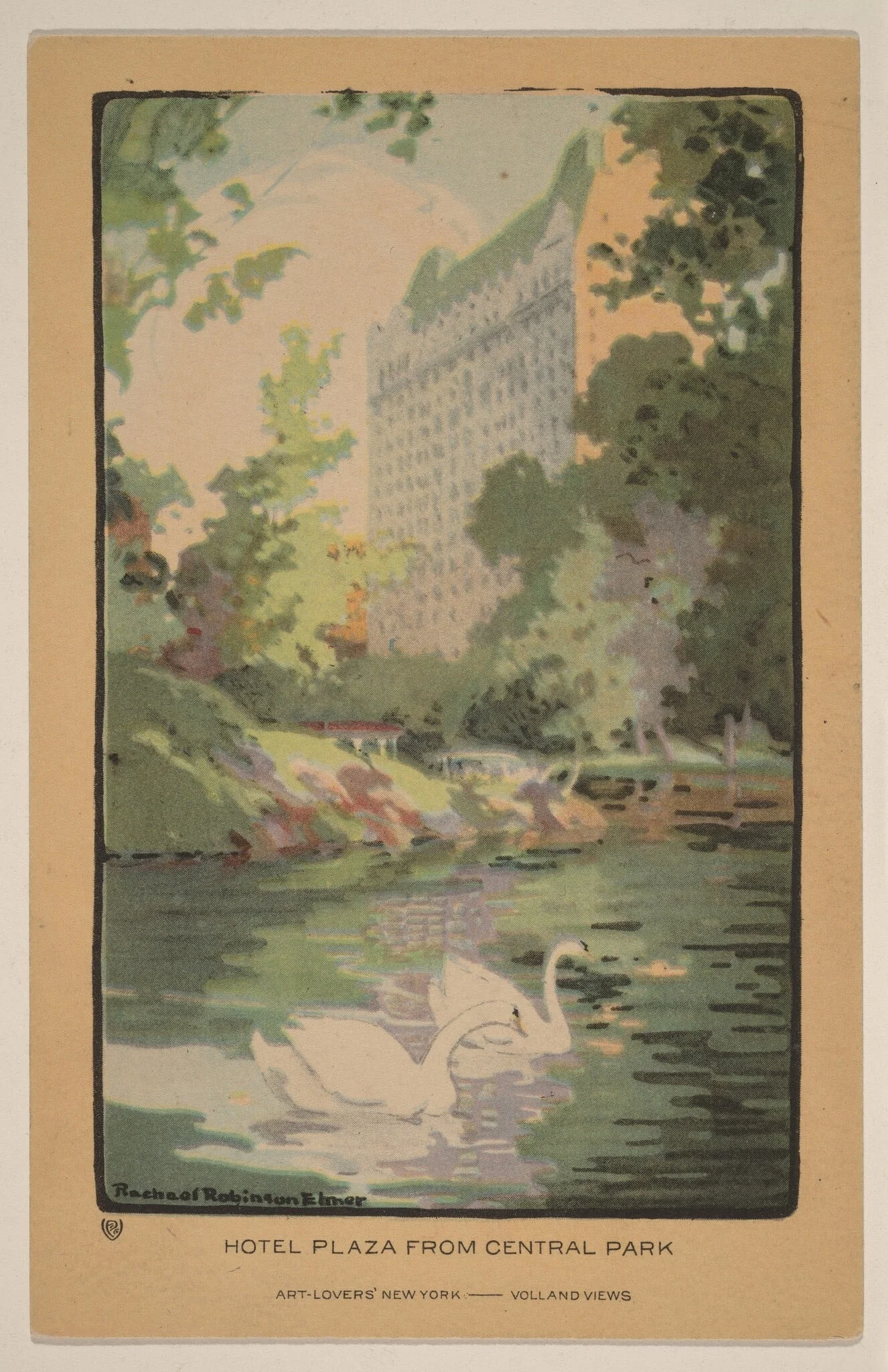 Hotel Plaza from Central Park, detail