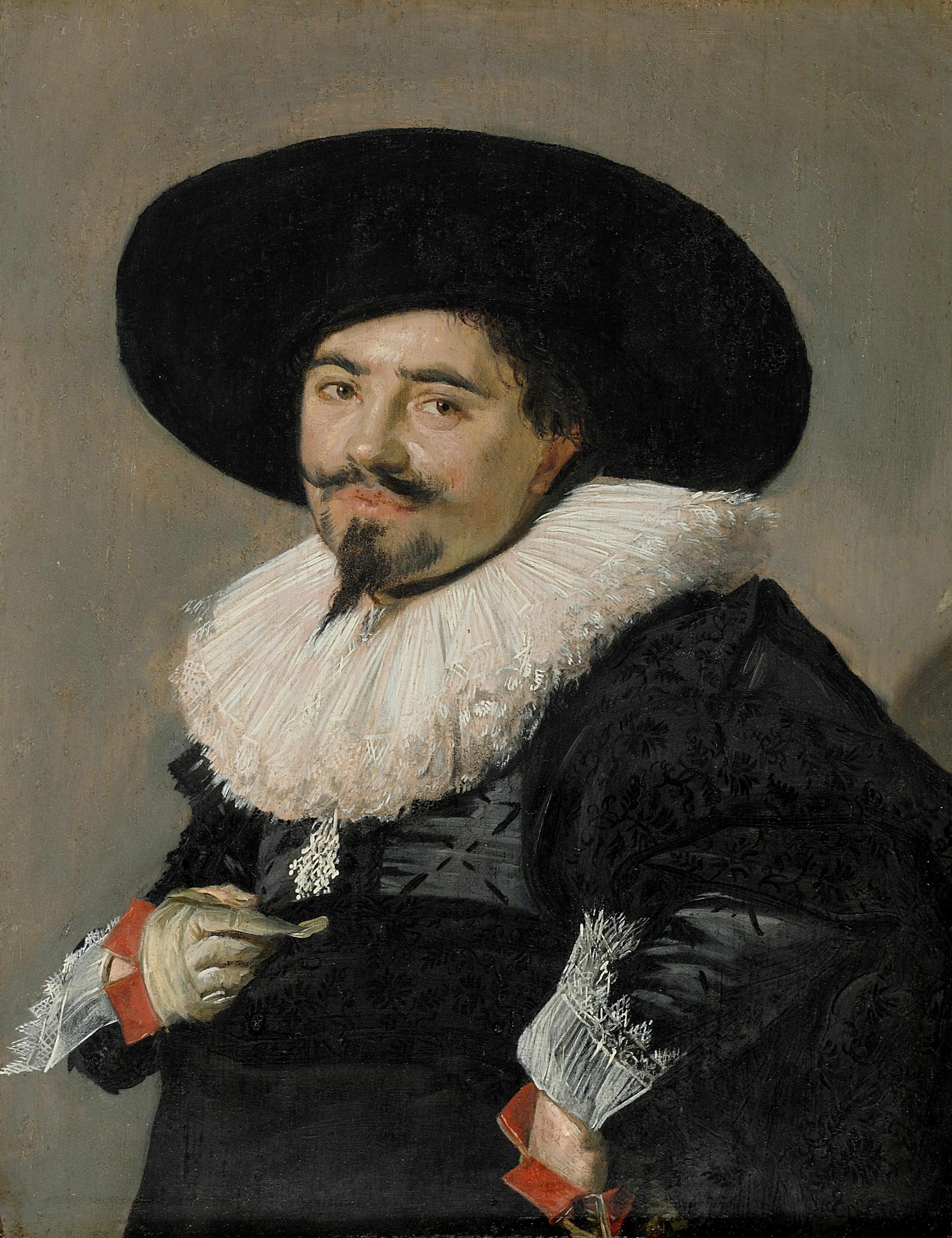 Portrait of a man, possibly Palamedes, detail